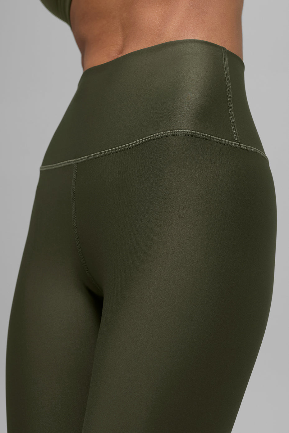 Legging 7/8 taille haute Airlift - Olive verte