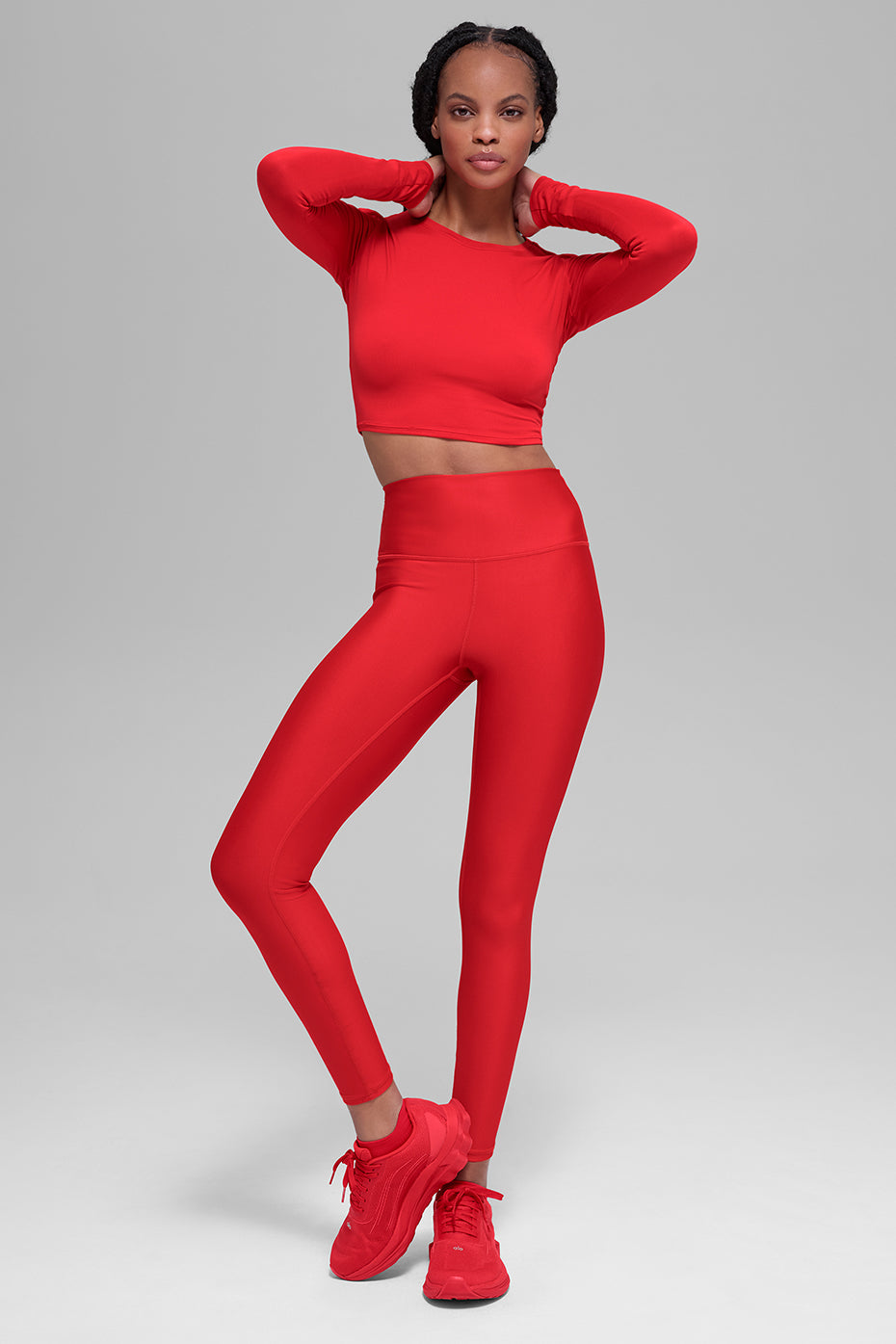 Legging 7/8 taille haute Airlift - Rouge vif