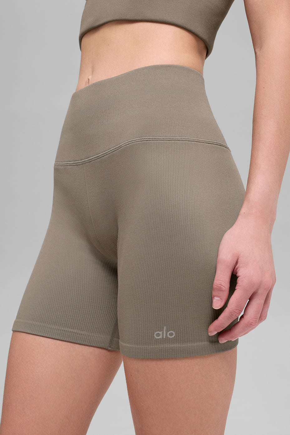 Short de 5 pouces Favorite côtelé sans coutures - Cacao clair