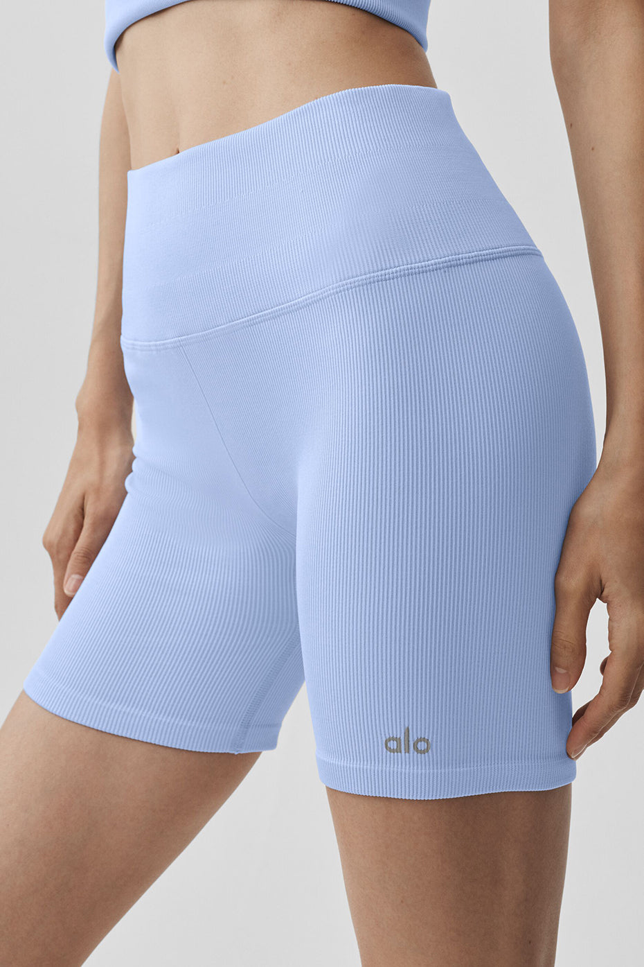 Short de 5 pouces Favorite côtelé sans coutures - Bleu Provence clair