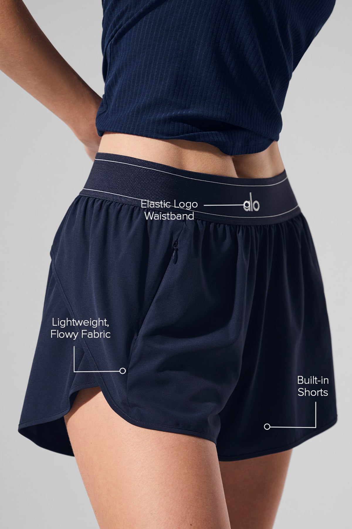Short Match Point - Bleu marine