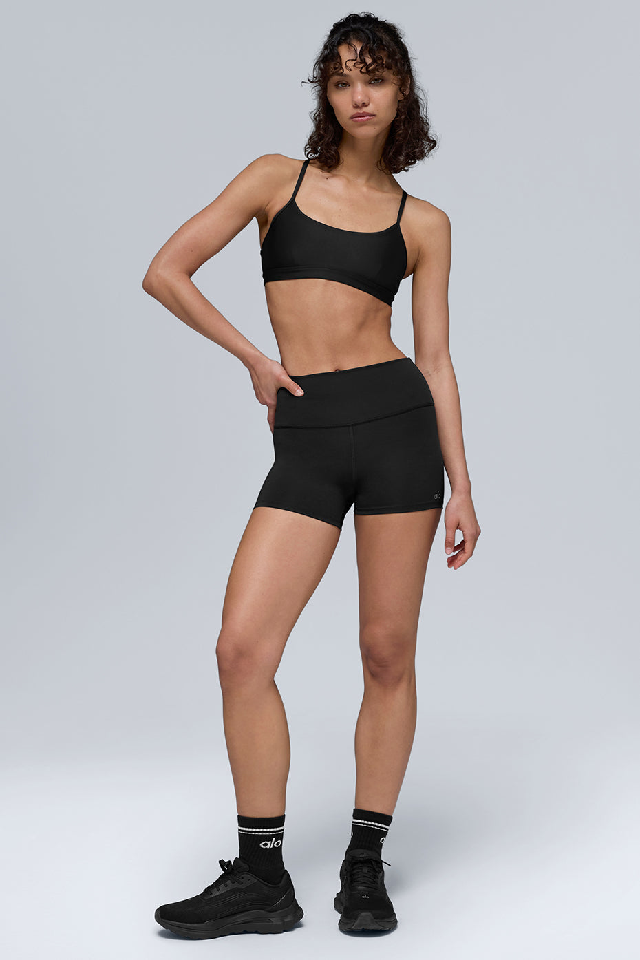 Short taille haute Airlift de 3 pouces - Noir