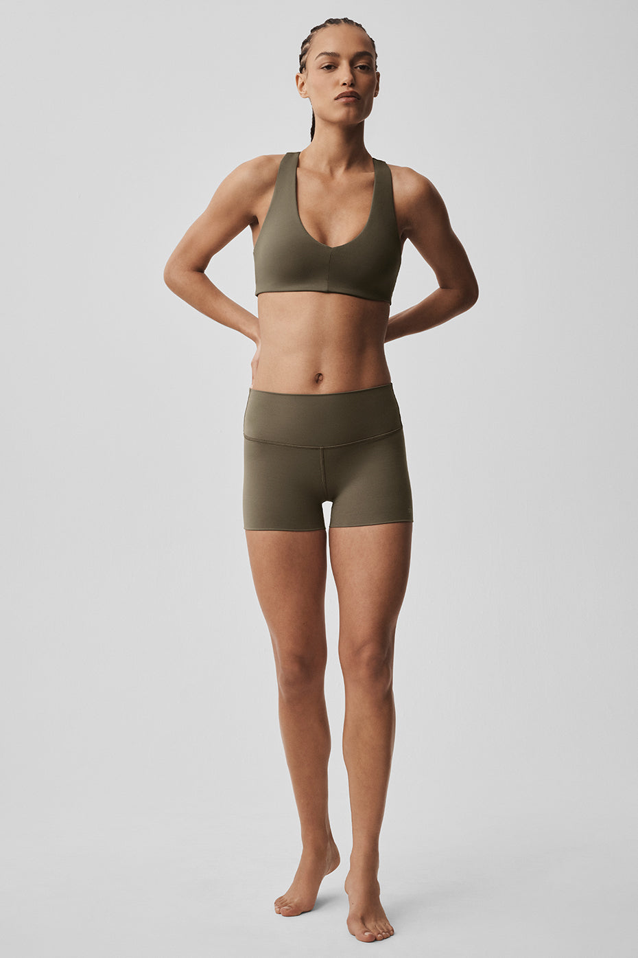 Short taille haute ALO Softsculpt Precision de 3 pouces - Olivier