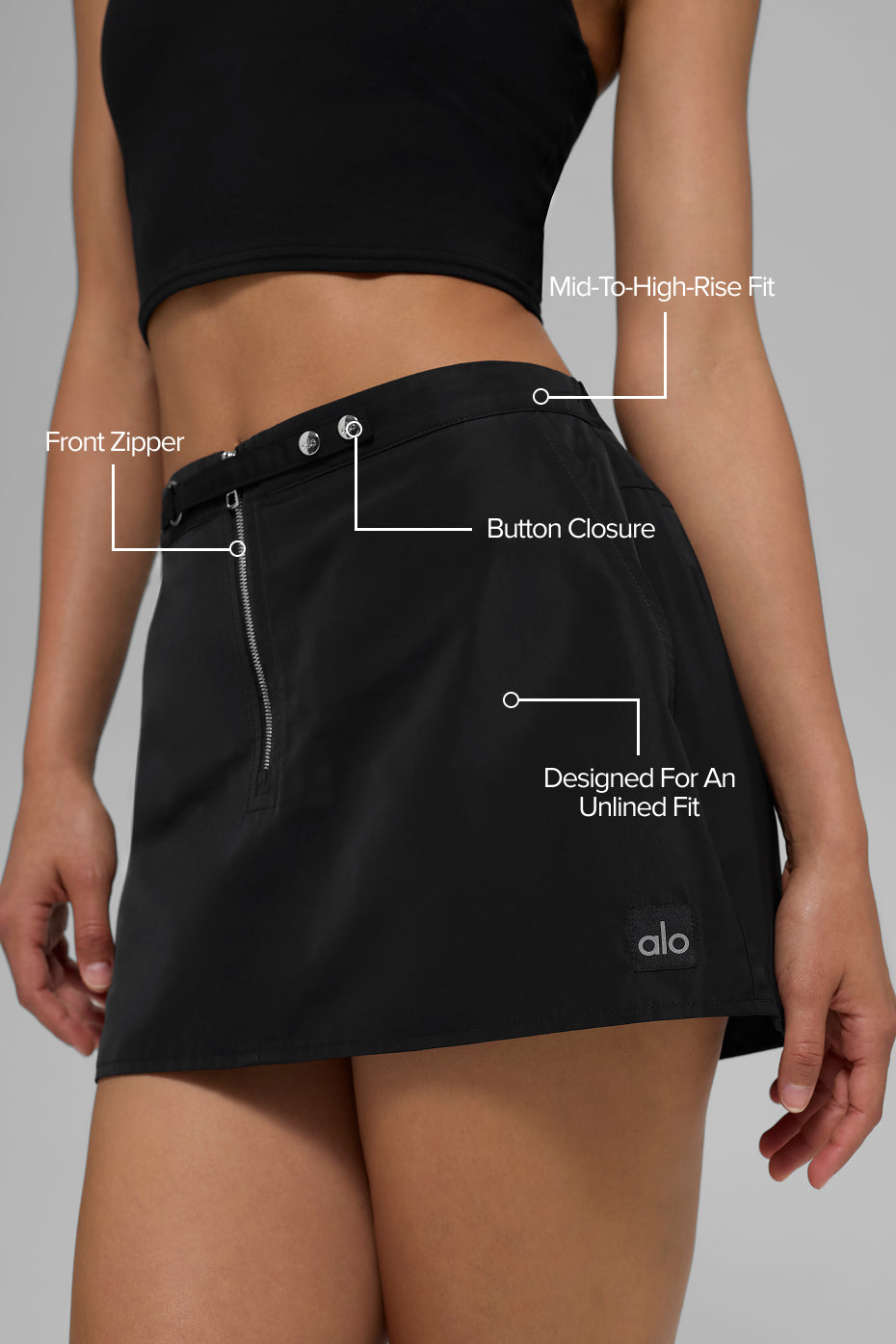 Minijupe Work It - Noir