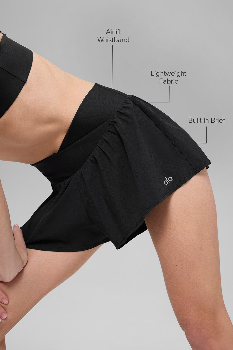 Short de course V-Cute - Noir