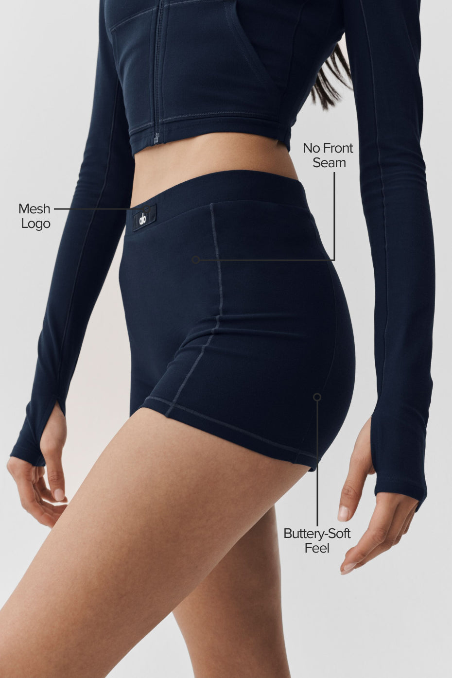 Mini-short Alosoft Sincere - Bleu marine