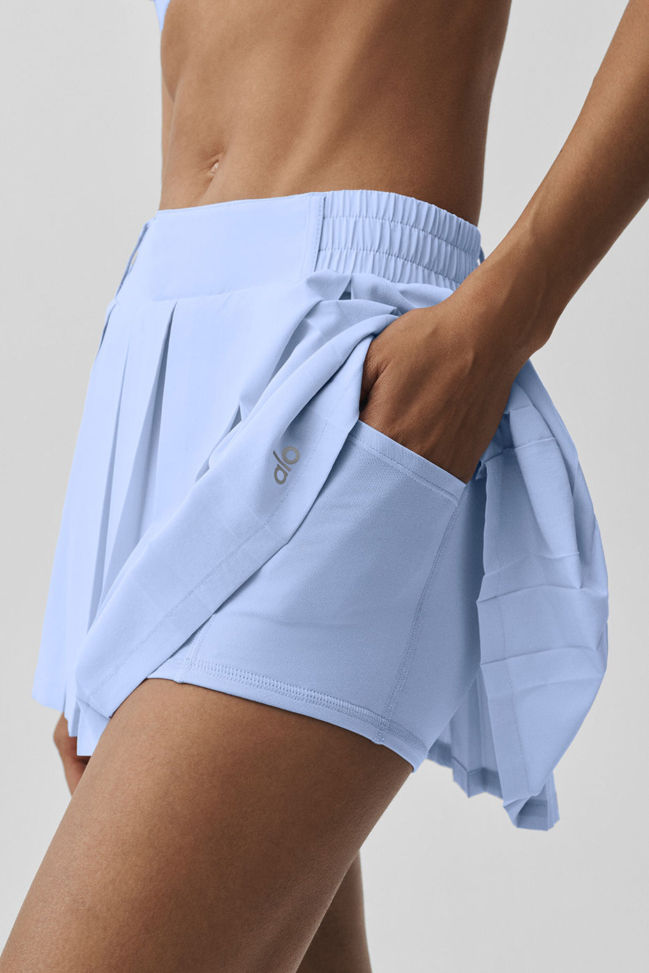 Jupe de tennis Rally - Bleu Provence clair