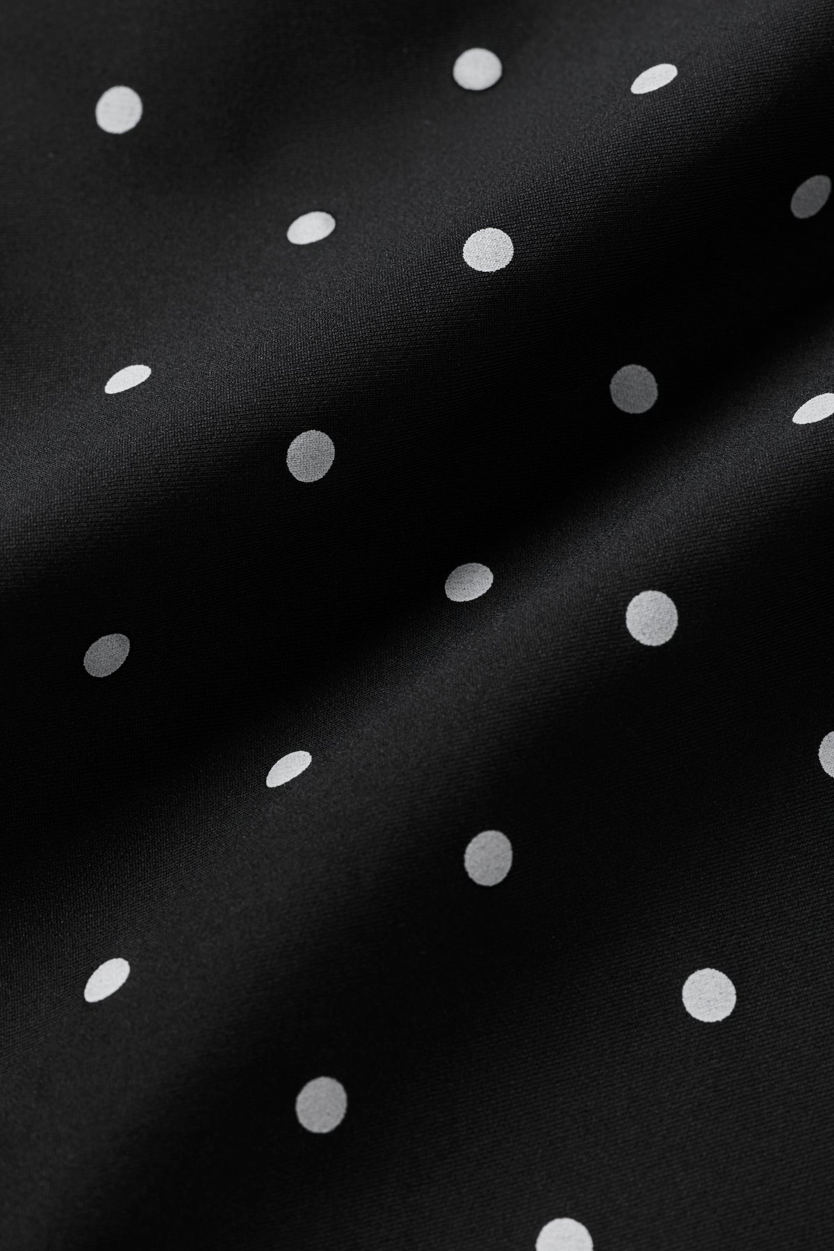 Short taille haute Airlift à pois de 3 pouces - Noir/Blanc
