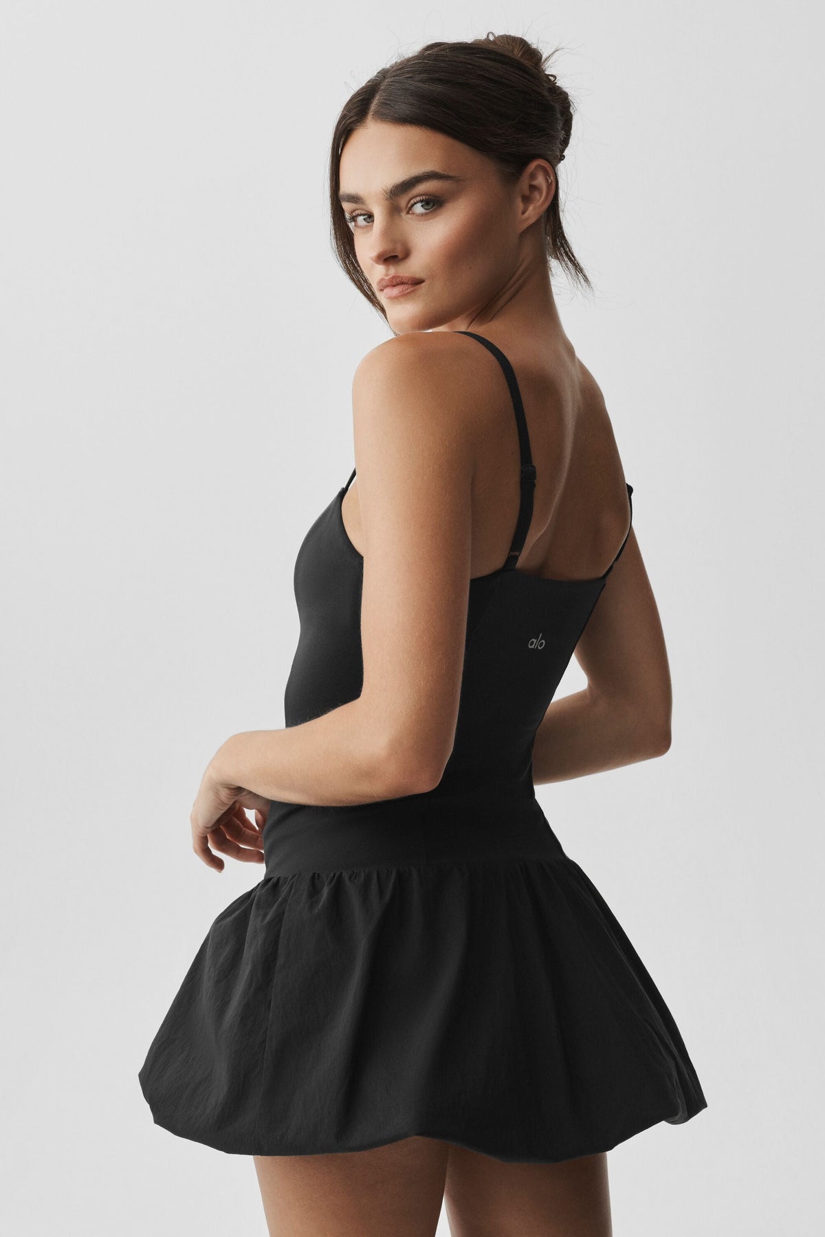 Robe de tennis Airbrush Love Match - Noir