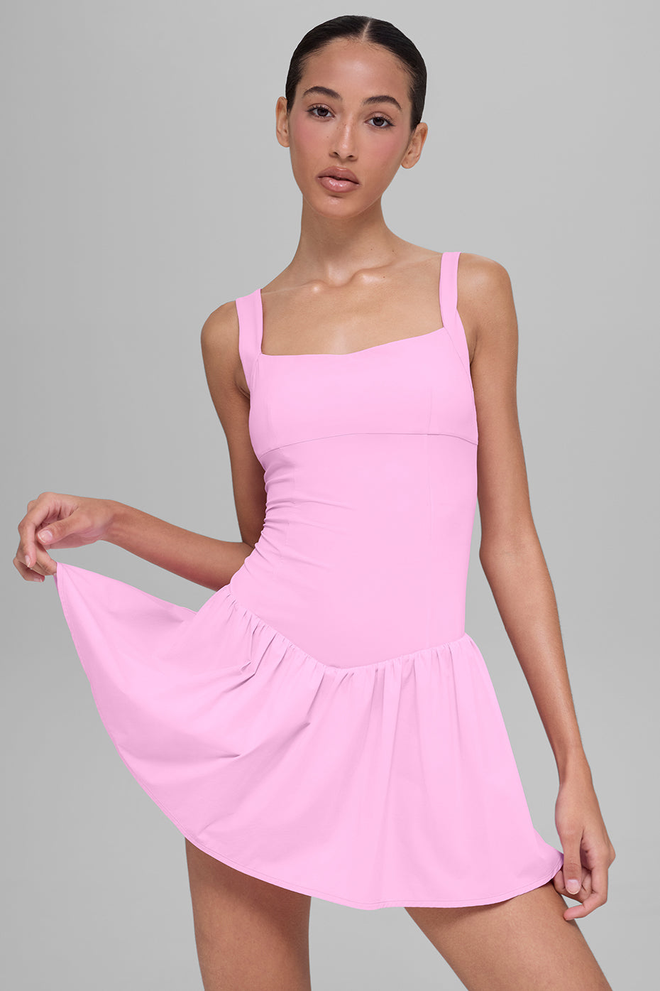 Robe de tennis Alosoft Break Point - Rose cœur de bonbon