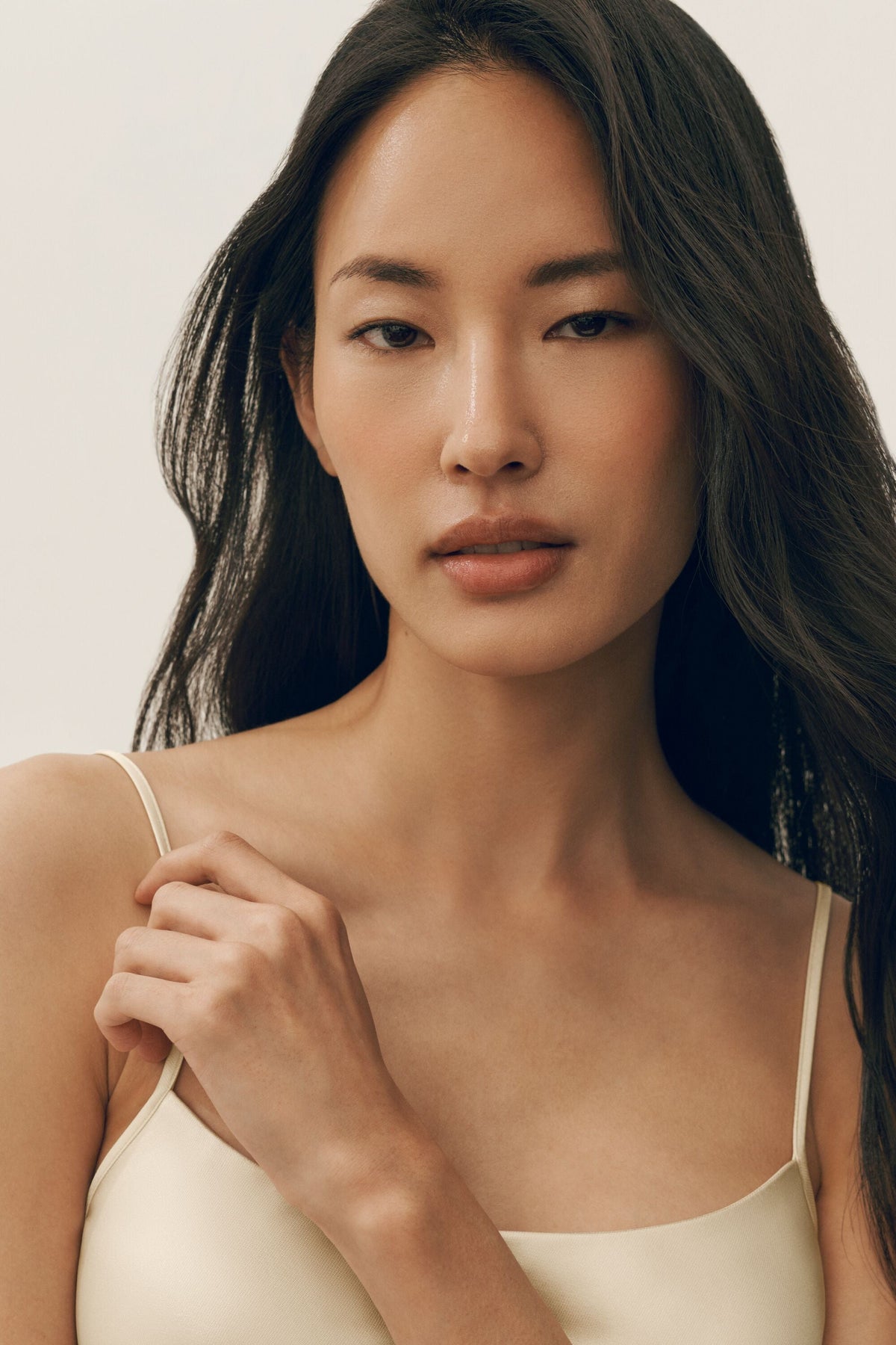 Robe Radiance en soie mélangée - Beige sable