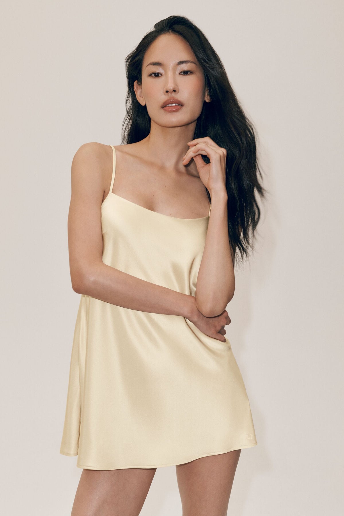 Robe Radiance en soie mélangée - Beige sable