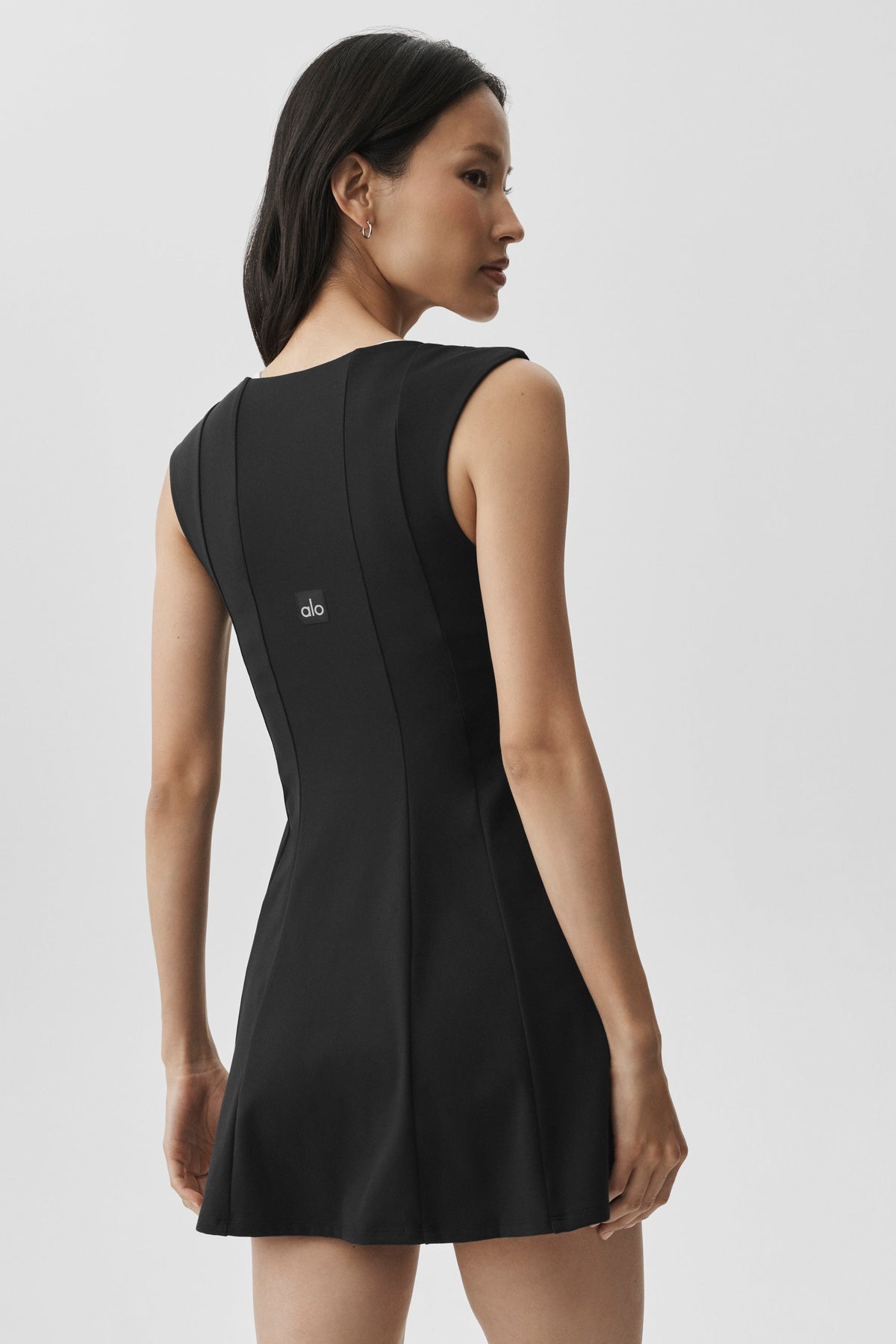 Robe de tennis ALO Softsculpt Desire - Noir