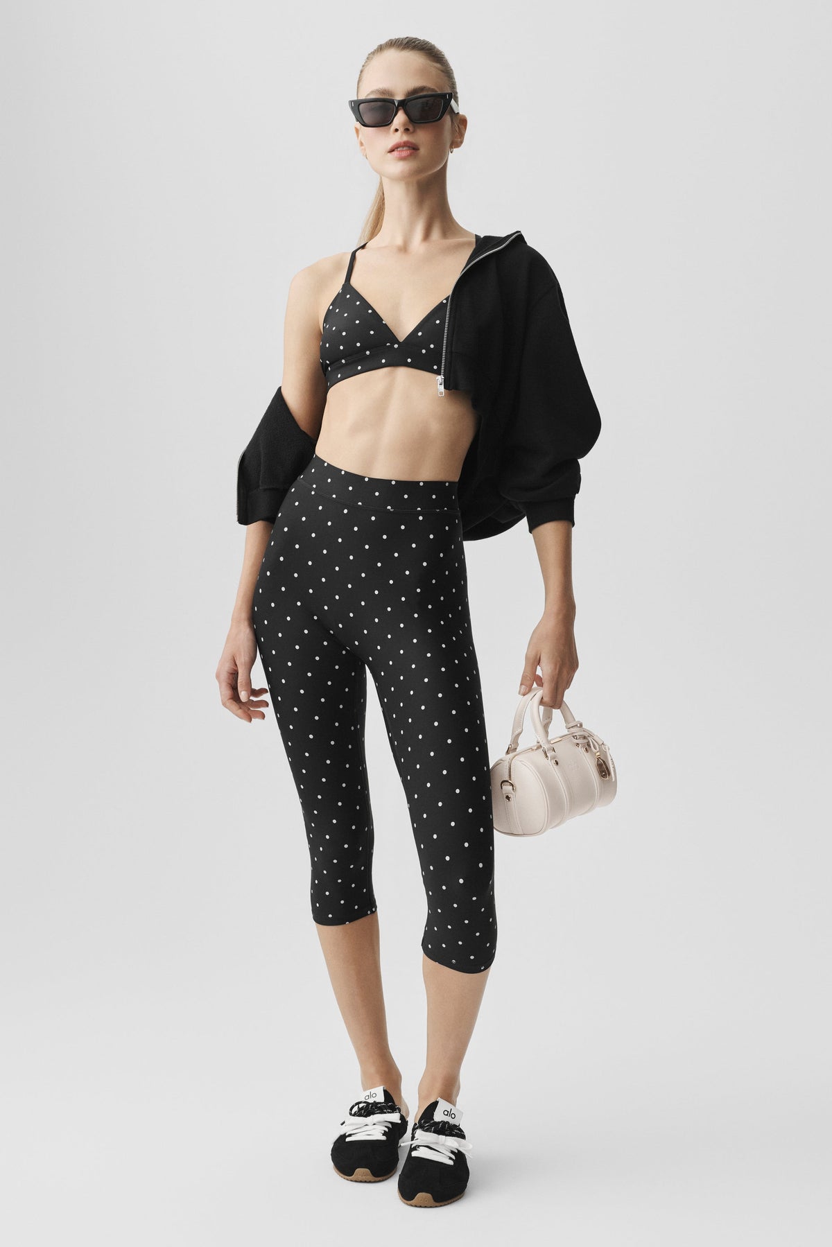 Brassière Airlift Splendor à pois - Noir/Blanc