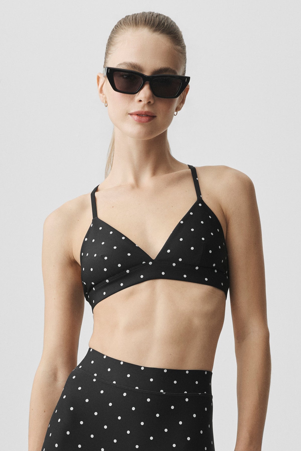 Brassière Airlift Splendor à pois - Noir/Blanc