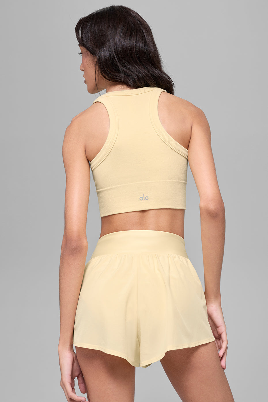 Brassière à col haut Delight sans coutures - Jaune bougie