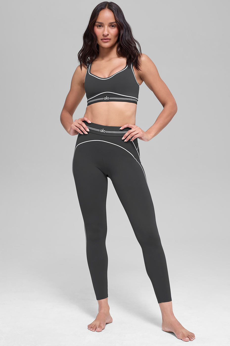 Brassière Airbrush Heart Throb - Anthracite/Blanc