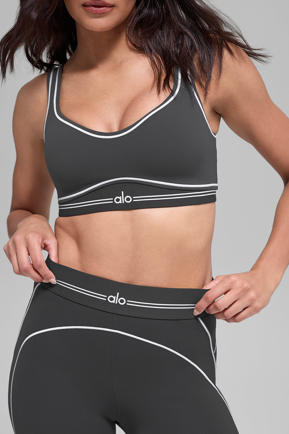 Brassière Airbrush Heart Throb - Anthracite/Blanc