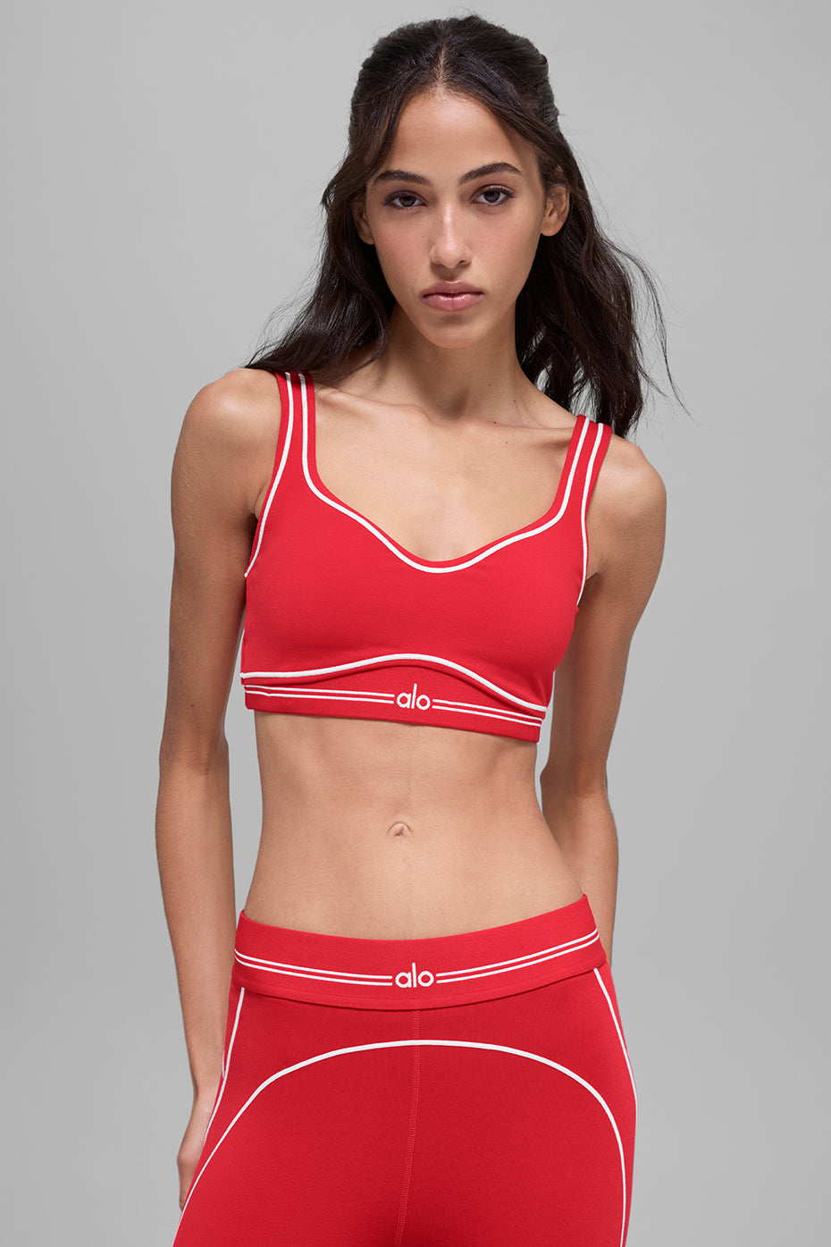 Brassière Airbrush Heart Throb - Rouge vif/Blanc