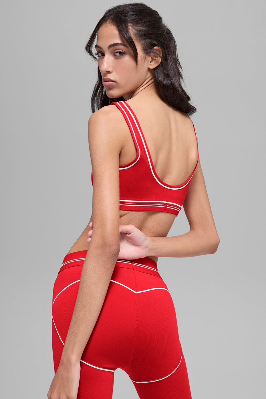 Brassière Airbrush Heart Throb - Rouge vif/Blanc