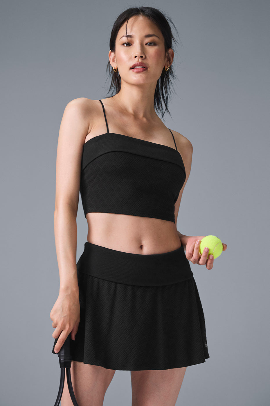 Débardeur avec brassière intégrée Doubles Only - Noir