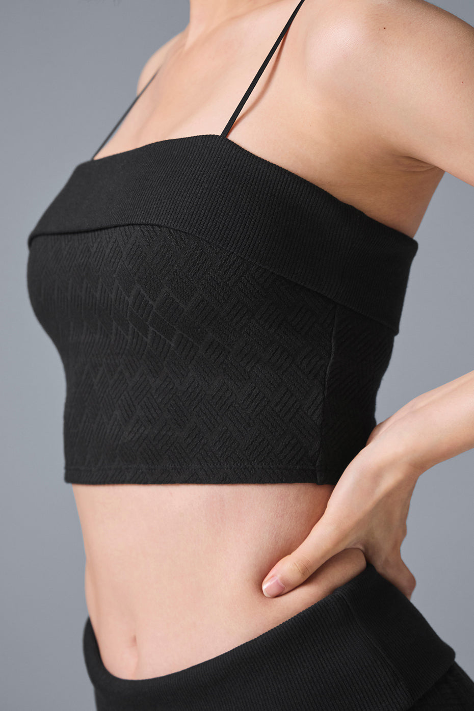 Débardeur avec brassière intégrée Doubles Only - Noir
