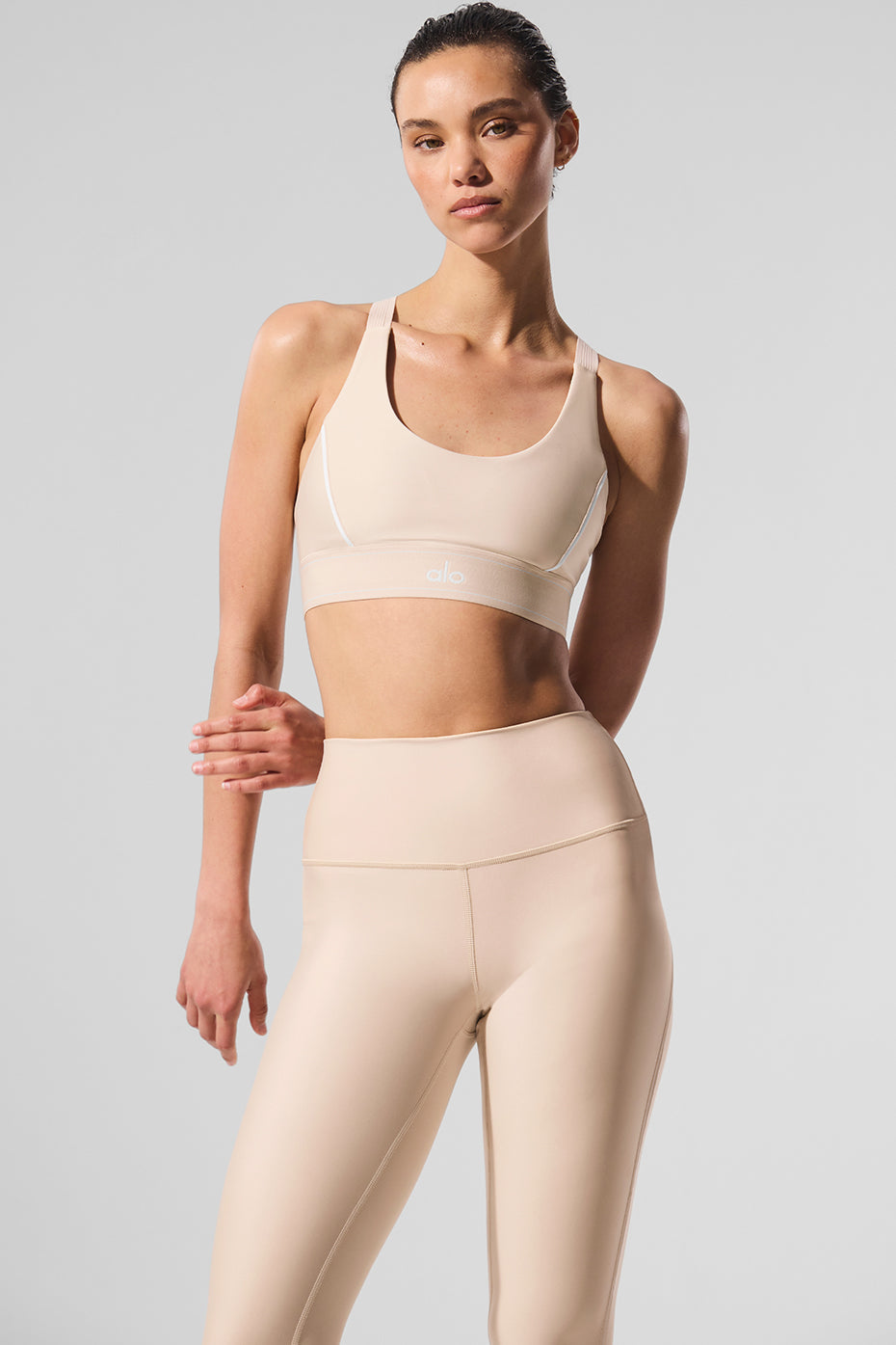 Brassière Airlift Suit Up - Macadamia/Blanc