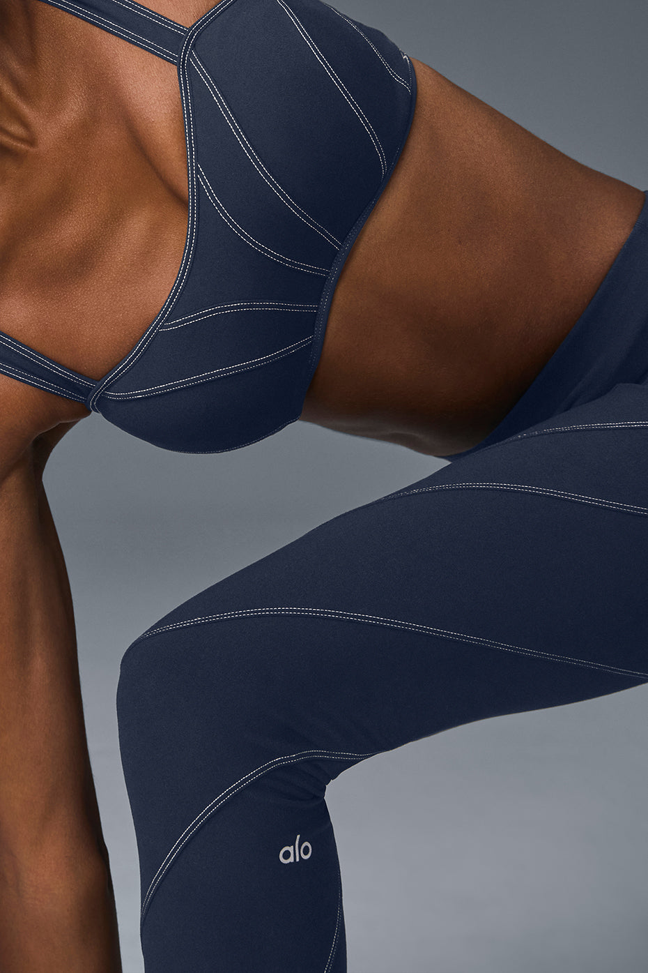 Brassière Alosoft Sunray - Bleu marine/Ivoire