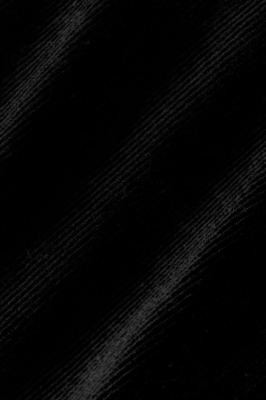 Brassière Dreamer en velours à côtes fines - Noir
