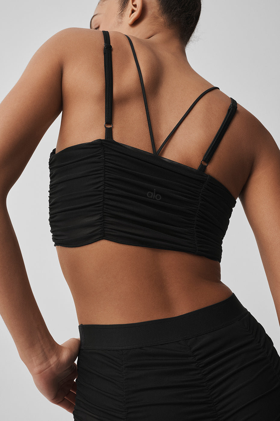 Brassière Airlift Cherish en résille - Noir