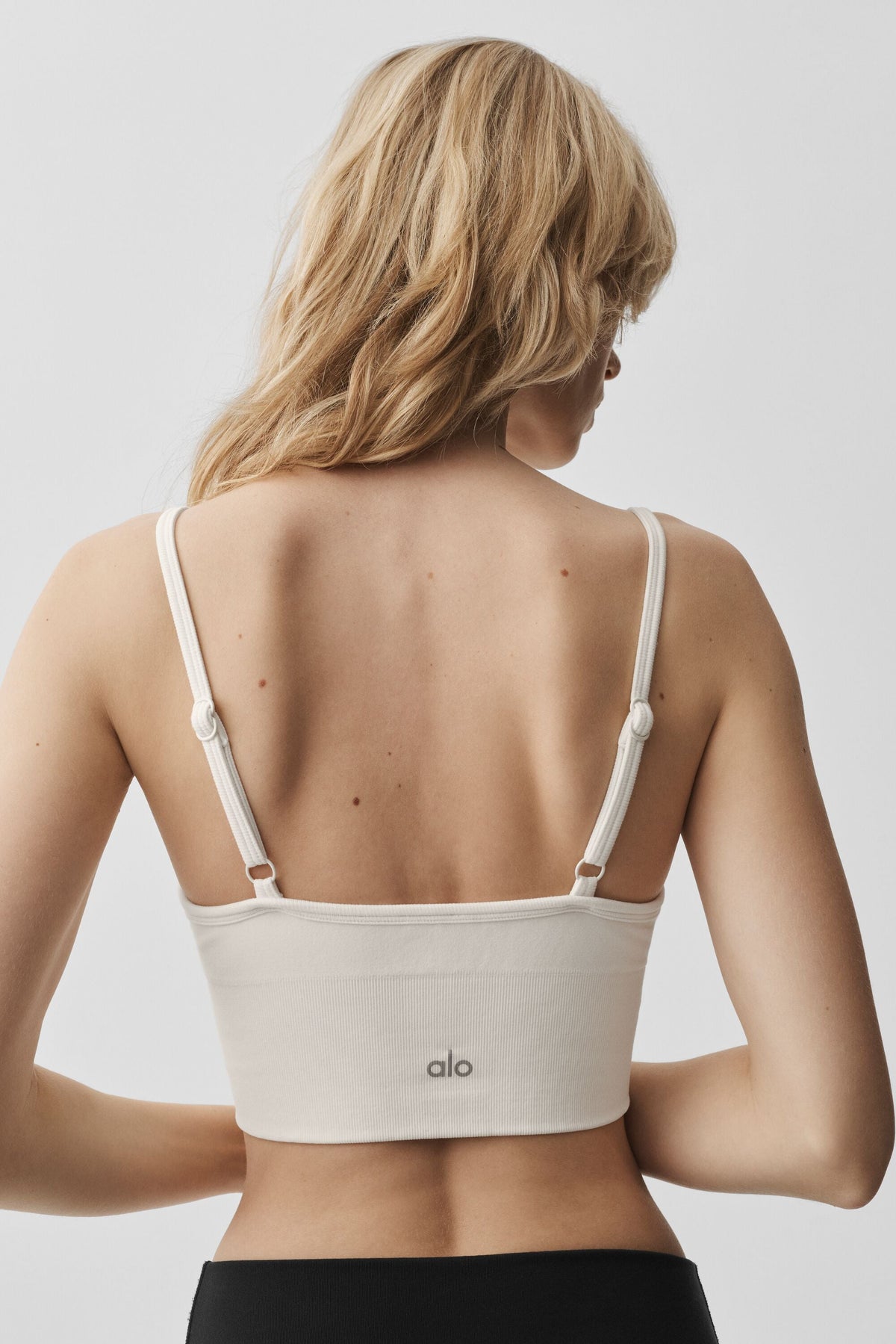 Brassière sans coutures Delight en modal côtelé - Ivoire