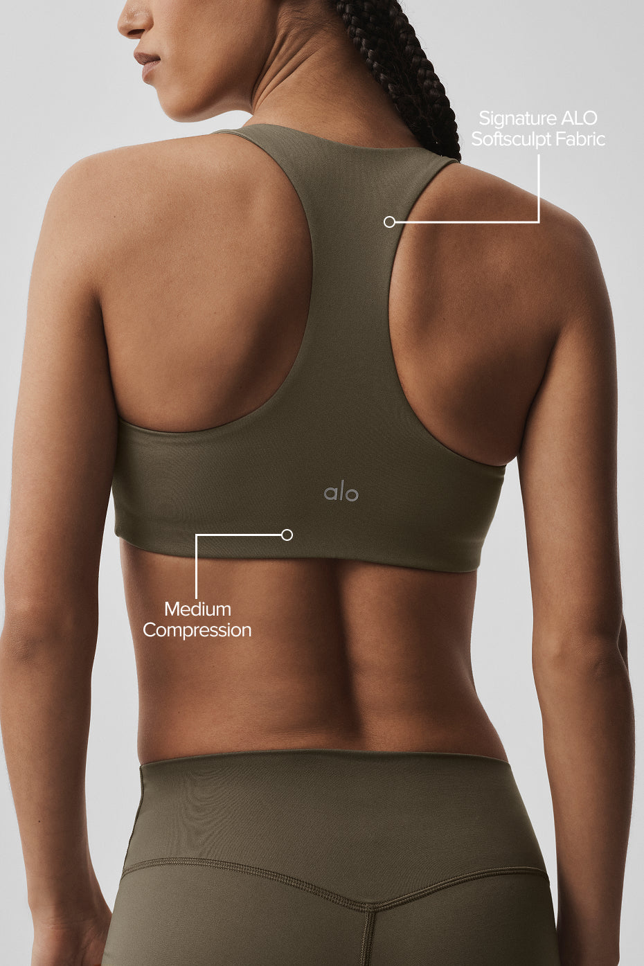 Brassière ALO Softsculpt Base - Olivier