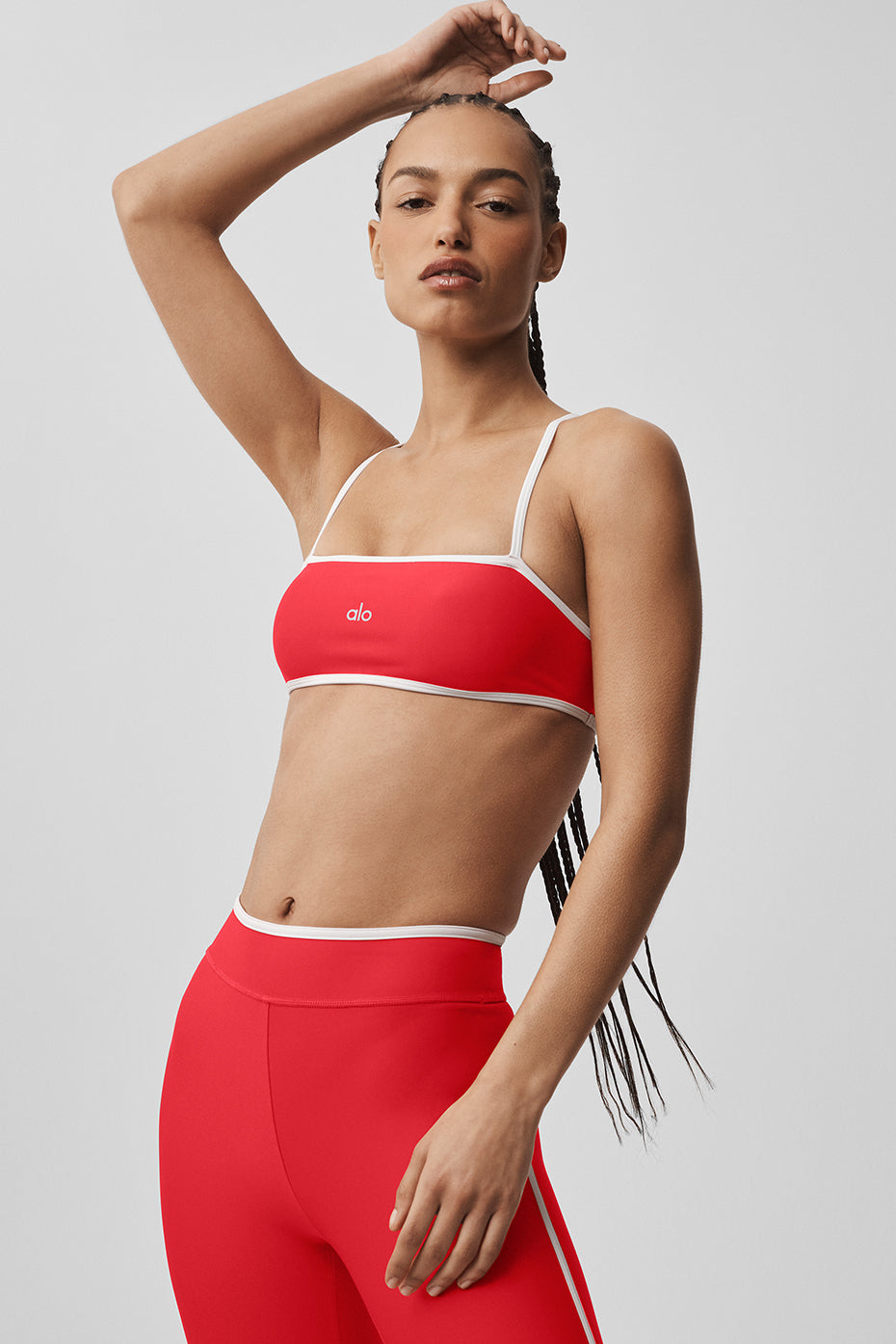Brassière Airlift Charger - Rouge vif/Blanc