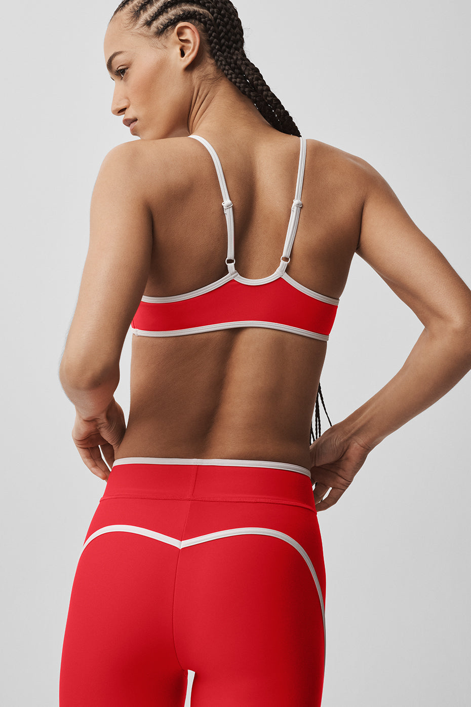 Brassière Airlift Charger - Rouge vif/Blanc