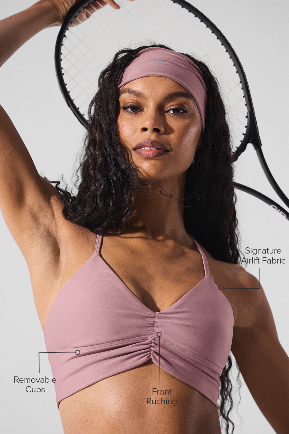 Brassière Airlift Divine - Quartz fumé