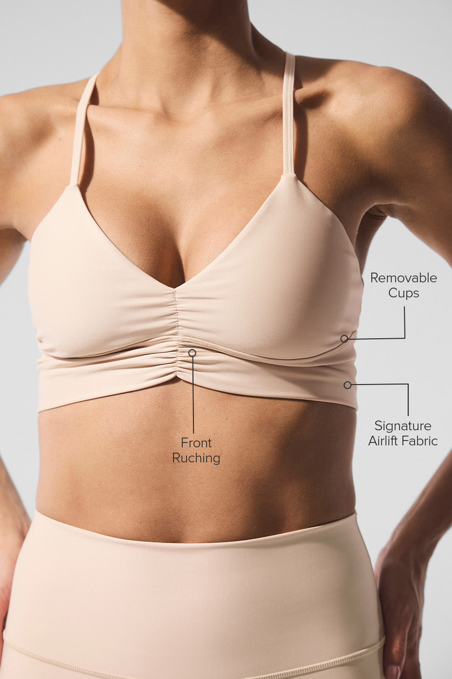 Brassière Airlift Divine - Macadamia