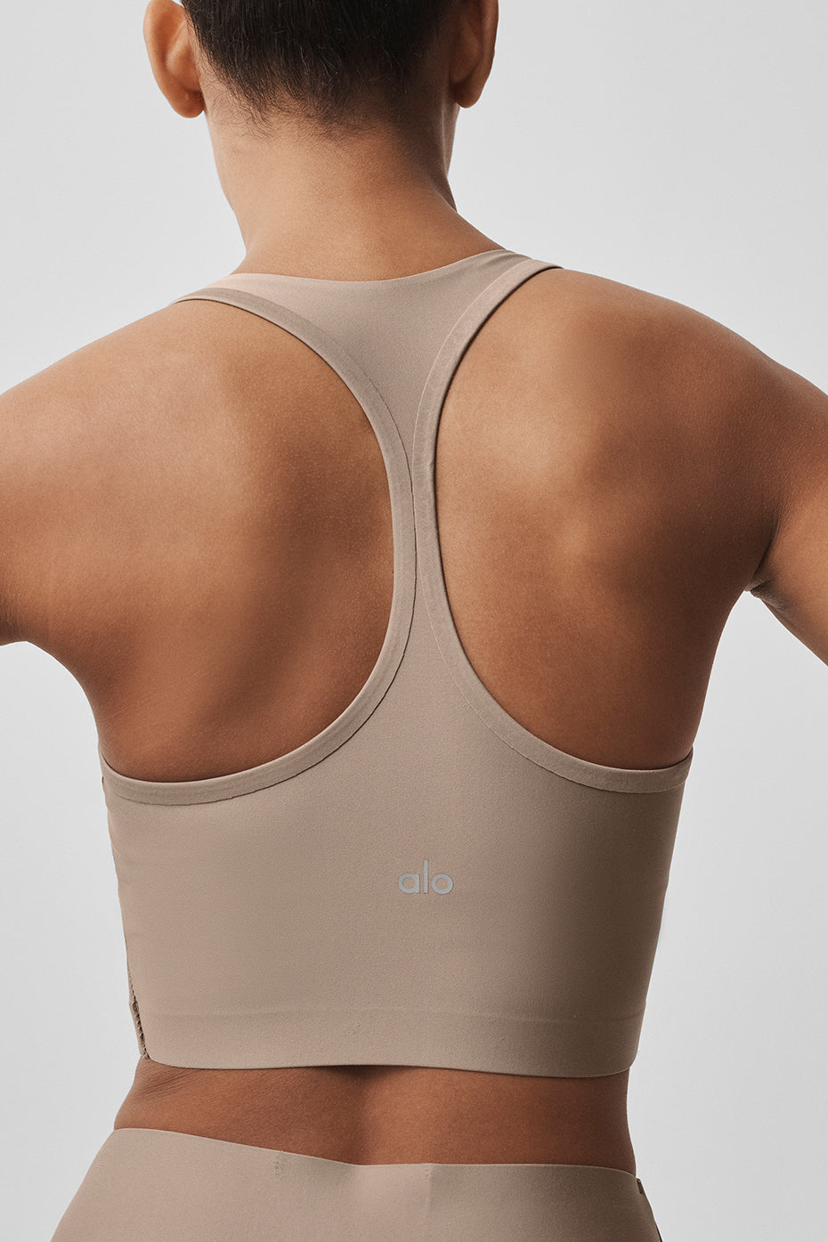 Débardeur avec brassière intégrée Airlift Super Sleek - Gravier