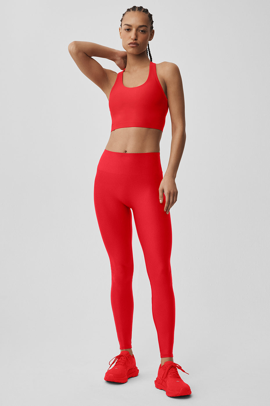 Débardeur avec brassière intégrée Airlift Super Sleek - Rouge vif