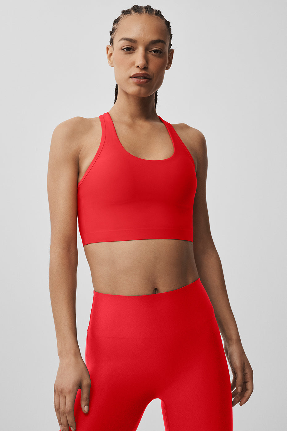 Débardeur avec brassière intégrée Airlift Super Sleek - Rouge vif