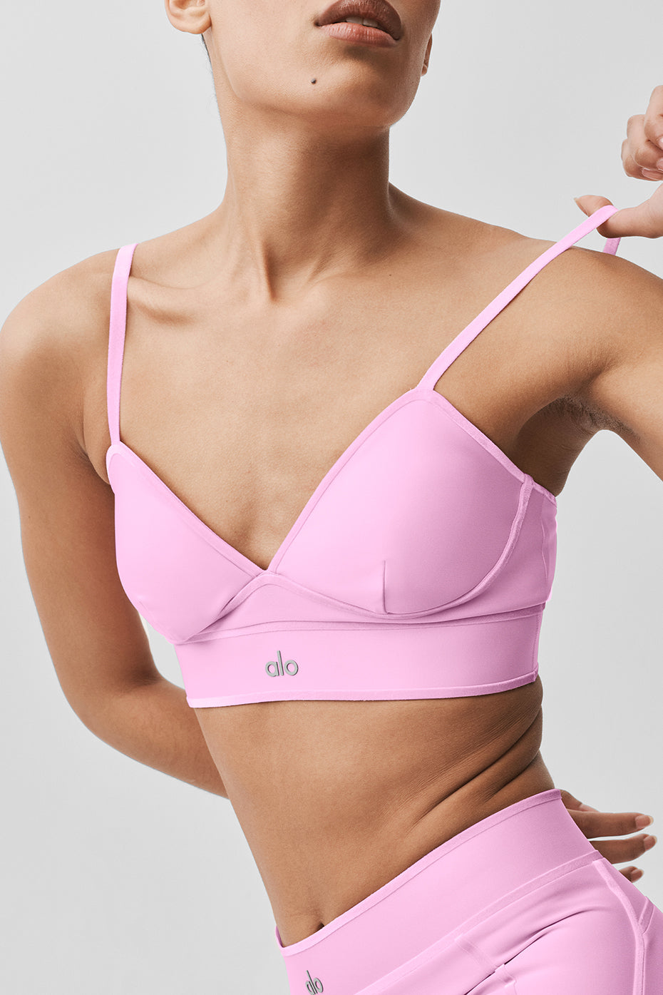Brassière Airlift Love Language - Rose cœur de bonbon