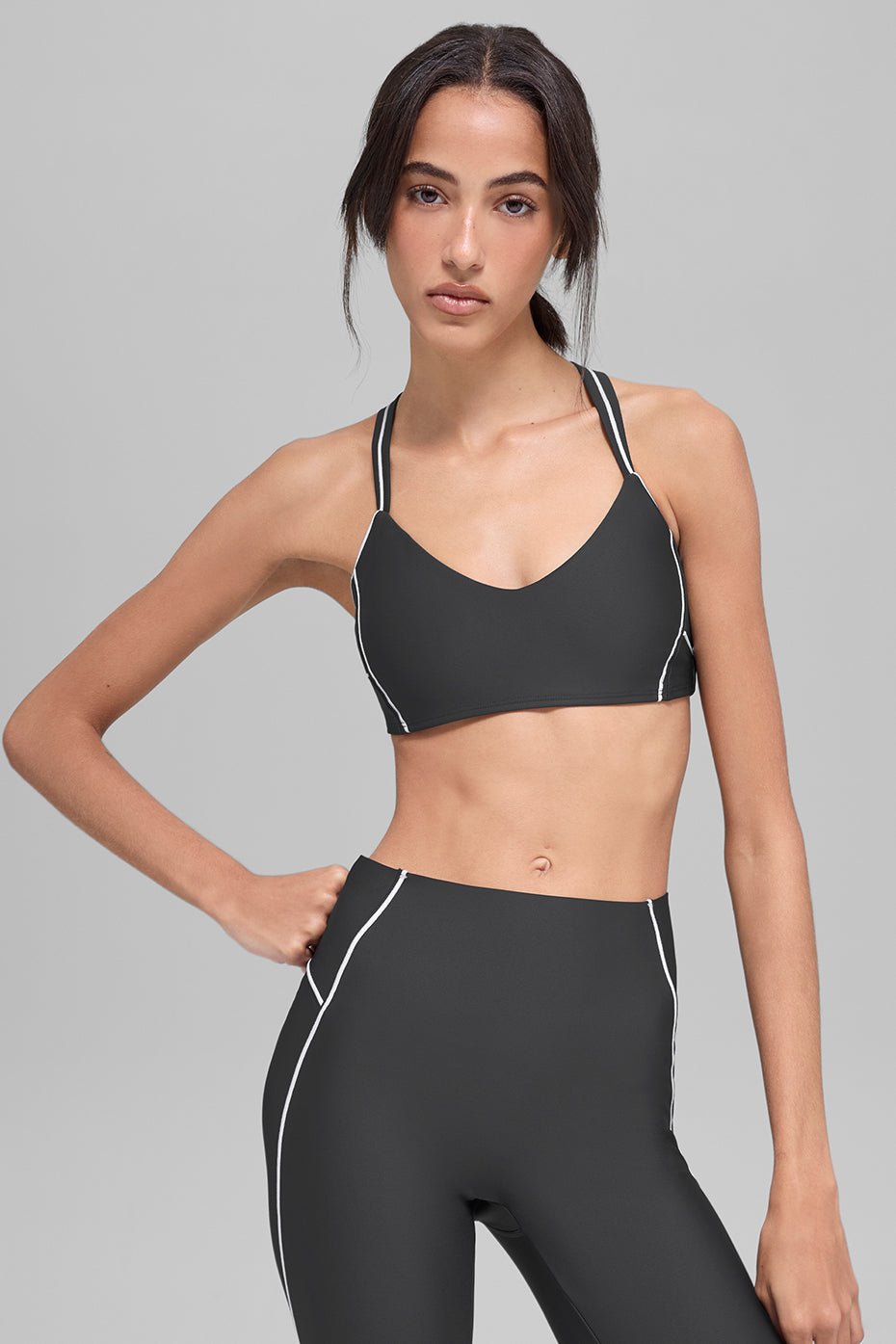 Brassière Airlift Haven - Anthracite/Blanc