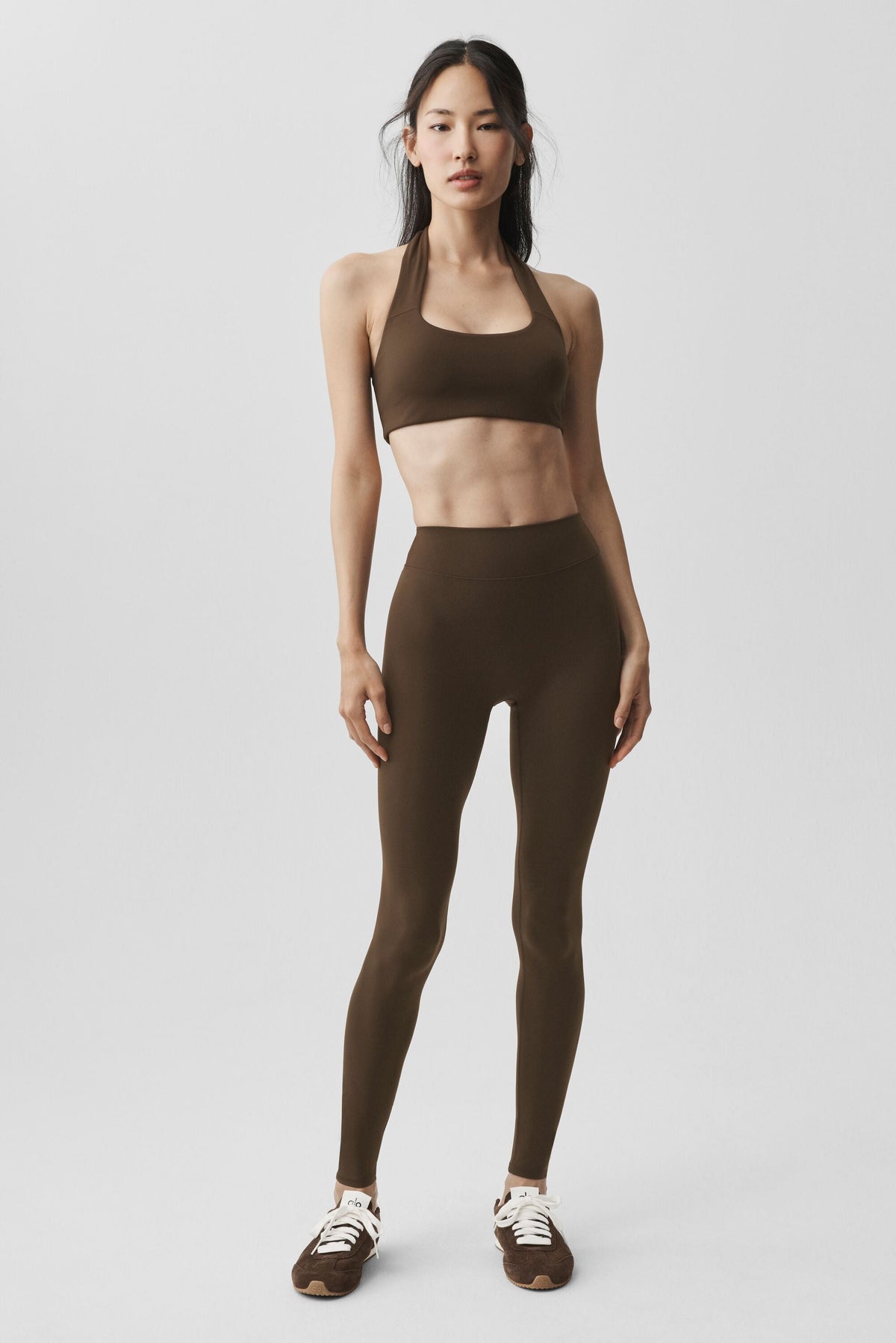 Brassière à col licou ALO Softsculpt Feel The Heat - Espresso