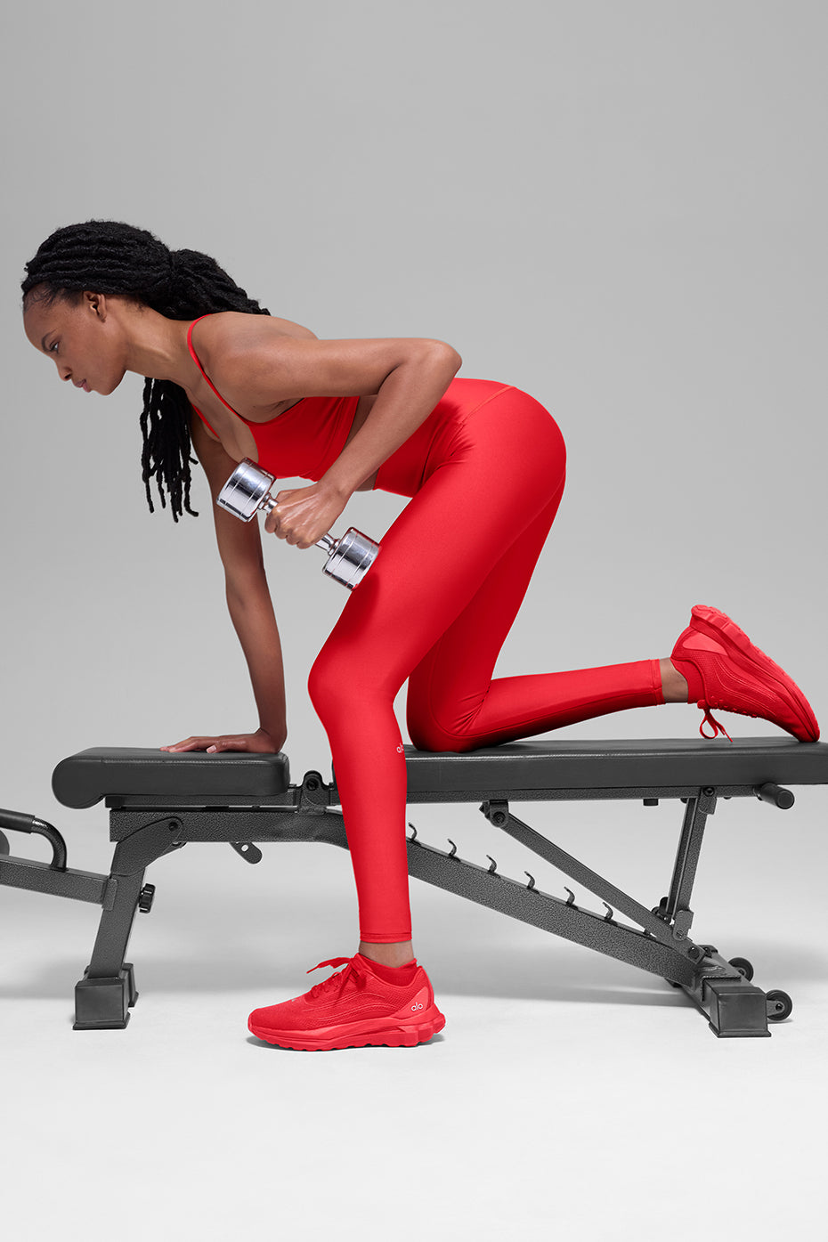 Legging taille haute Airlift Winter Warm - Rouge vif